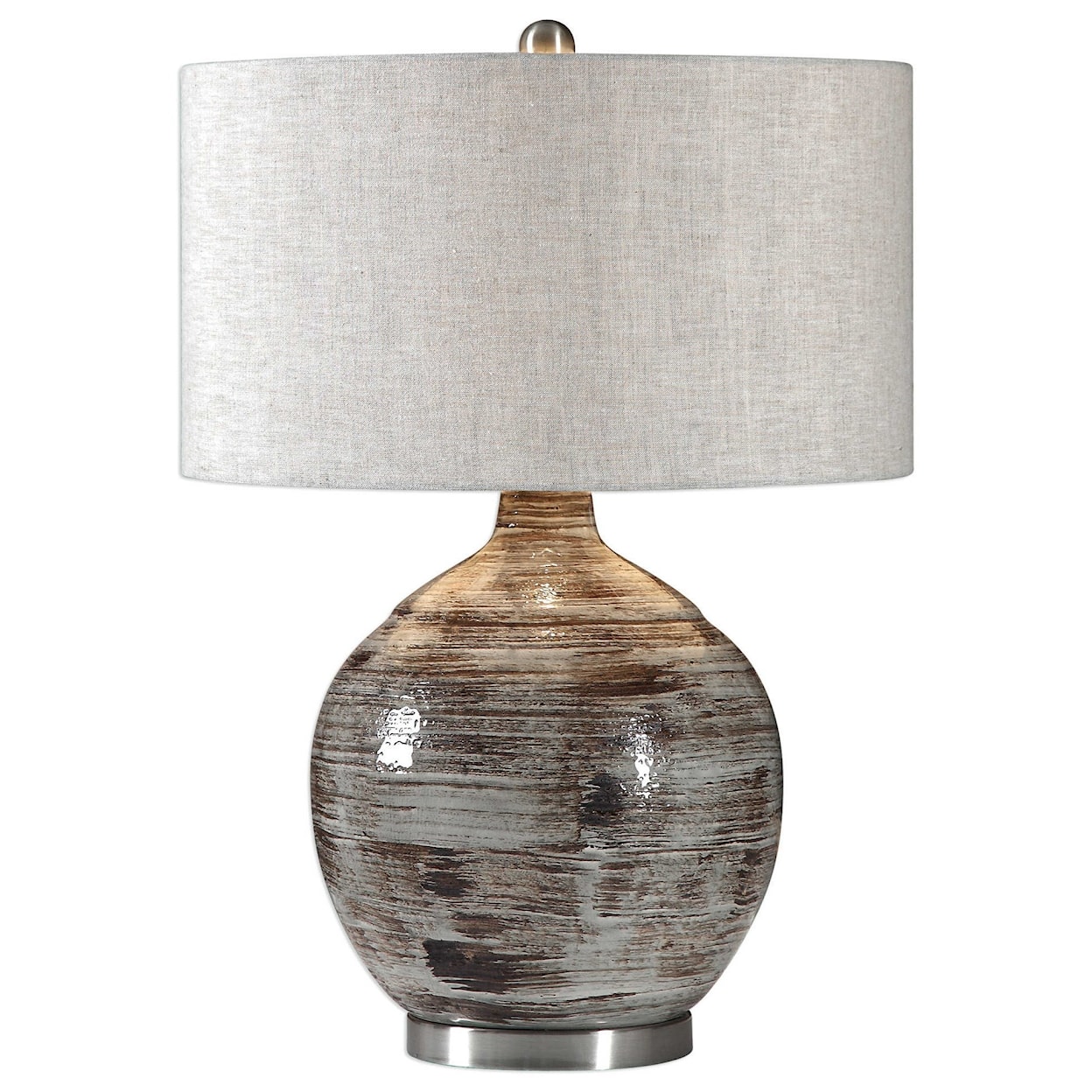 Uttermost Table Lamps Tamula Distressed Ivory Table Lamp