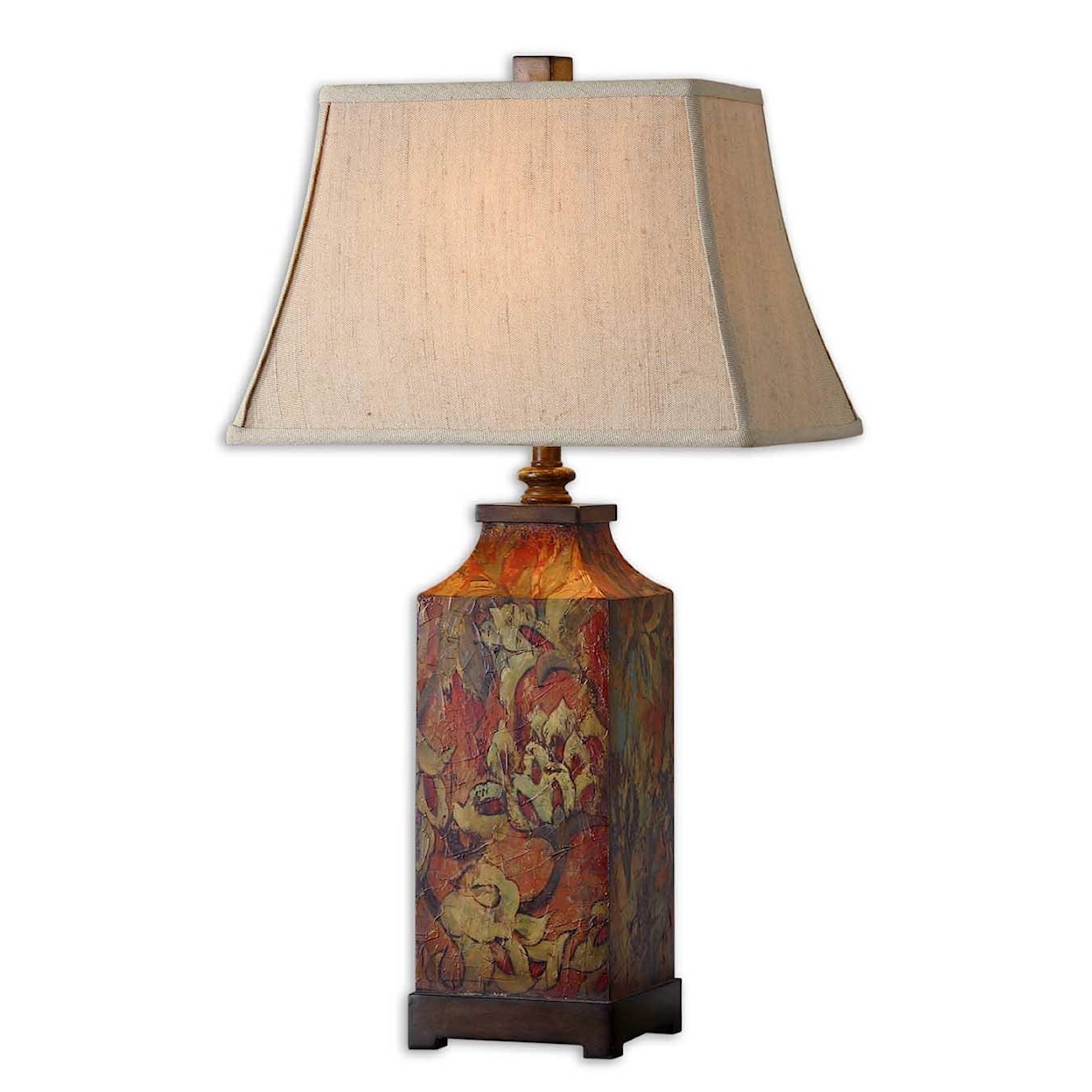 Uttermost Table Lamps Colorful Flowers