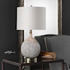 Uttermost Table Lamps Hedera Textured Ivory Table Lamp