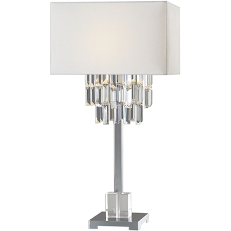 Resana Polished Nickel Lamp