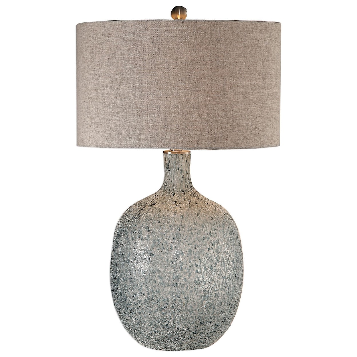 Uttermost Table Lamps Oceaonna Glass Table Lamp