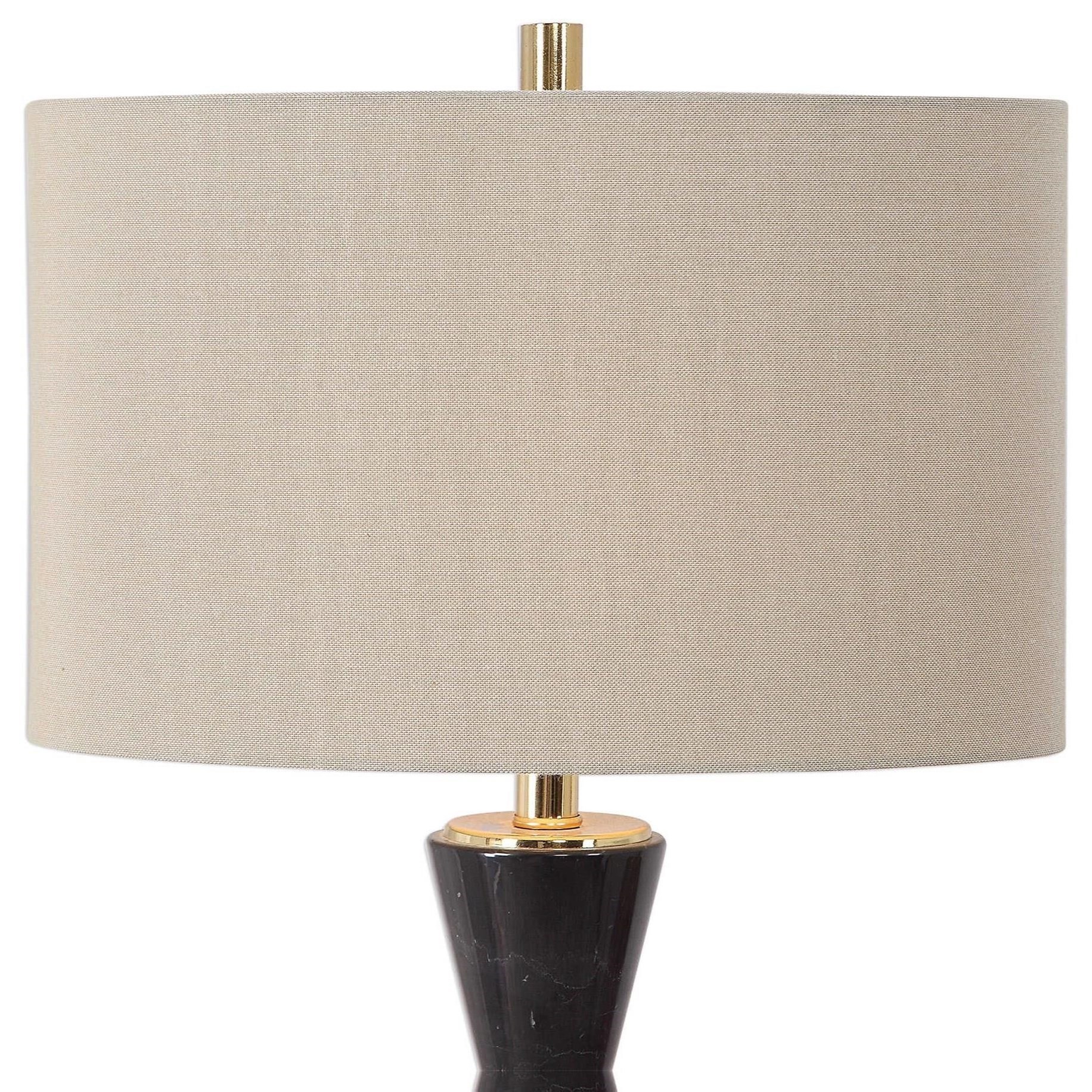 Uttermost Table Lamps Alastair Black Marble Table Lamp