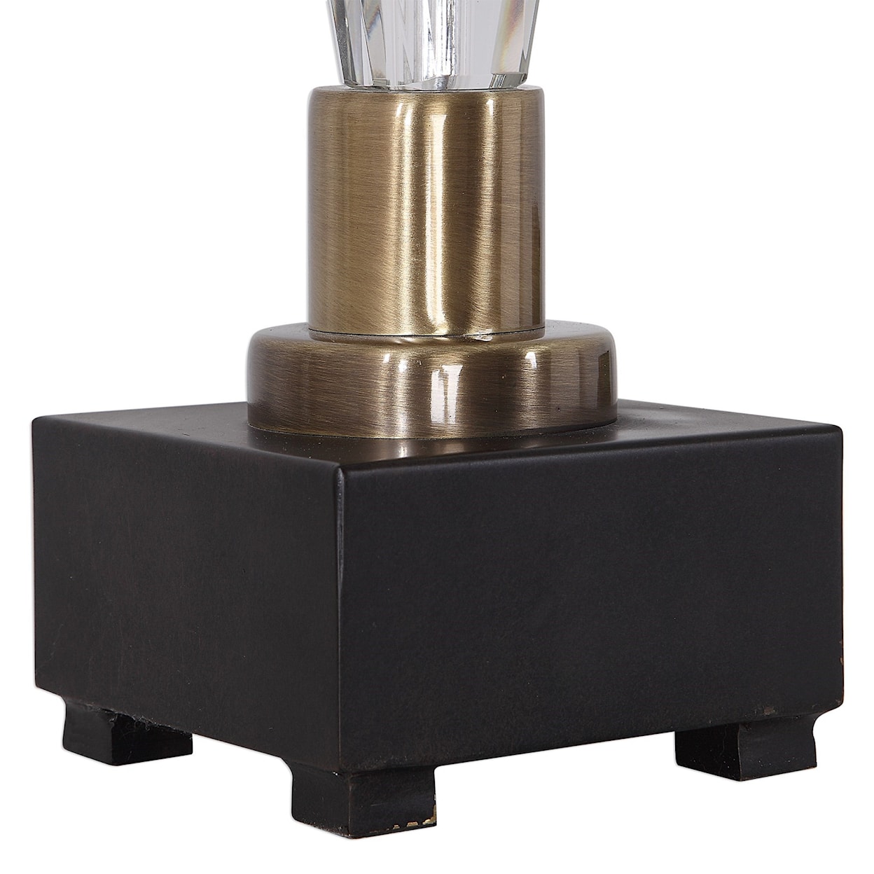 Uttermost Table Lamps Cora Geometric Crystal Table Lamp