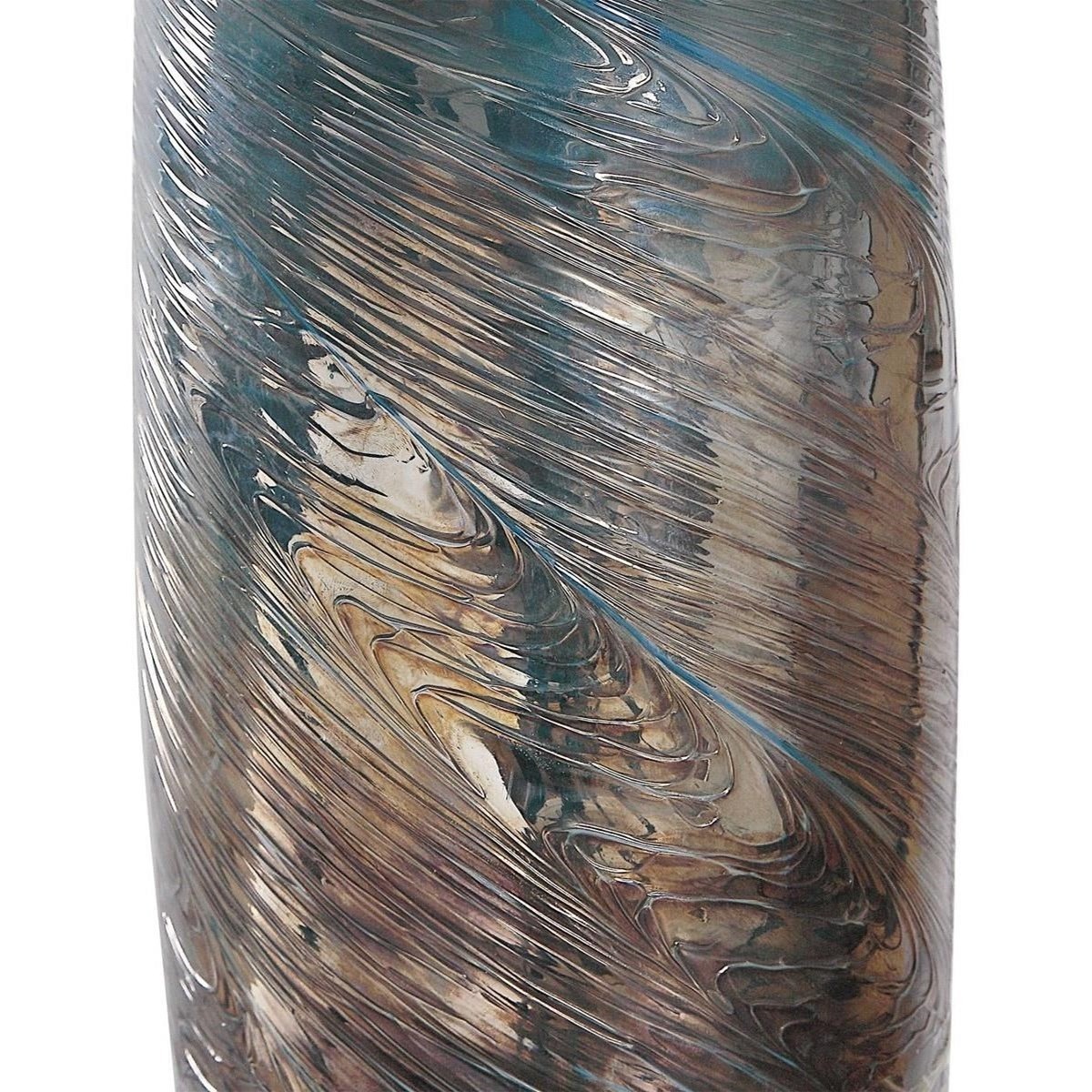 Uttermost Table Lamps Olesya Swirl Glass Table Lamp