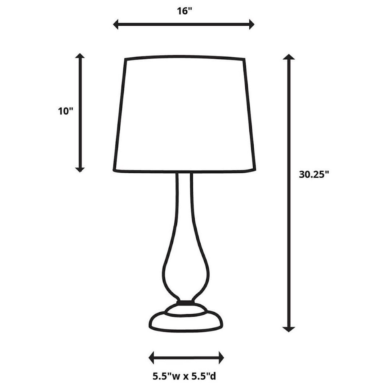 Uttermost Table Lamps Olesya Swirl Glass Table Lamp