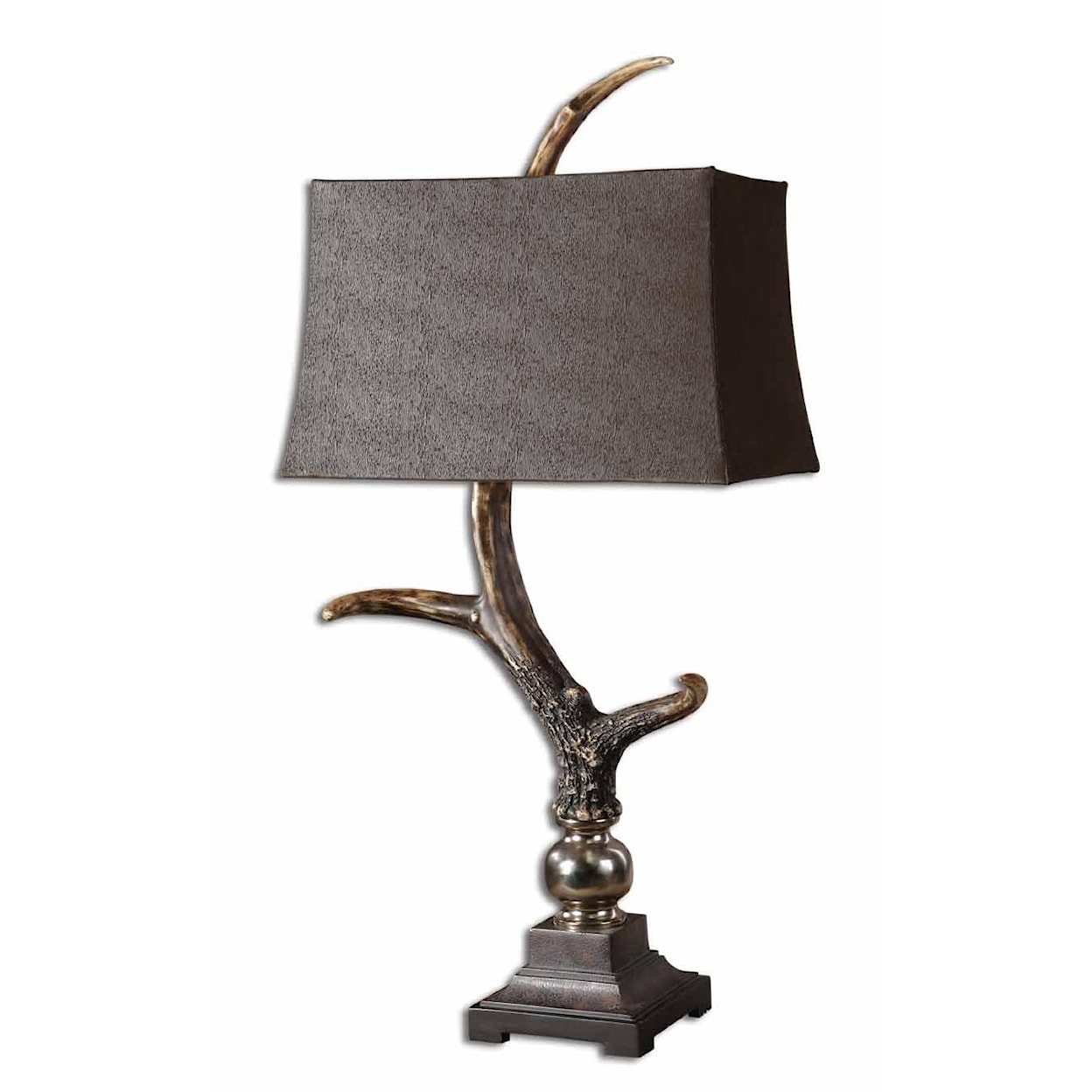 Uttermost Table Lamps Stag Horn Dark Shade