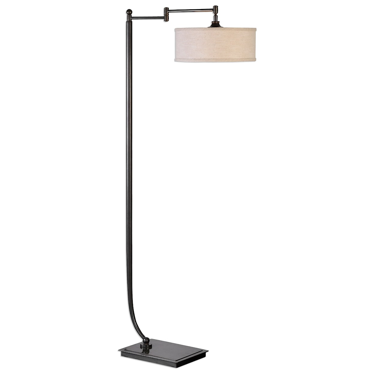 Uttermost Floor Lamps Lamine Dark Bronze Floor Lamp