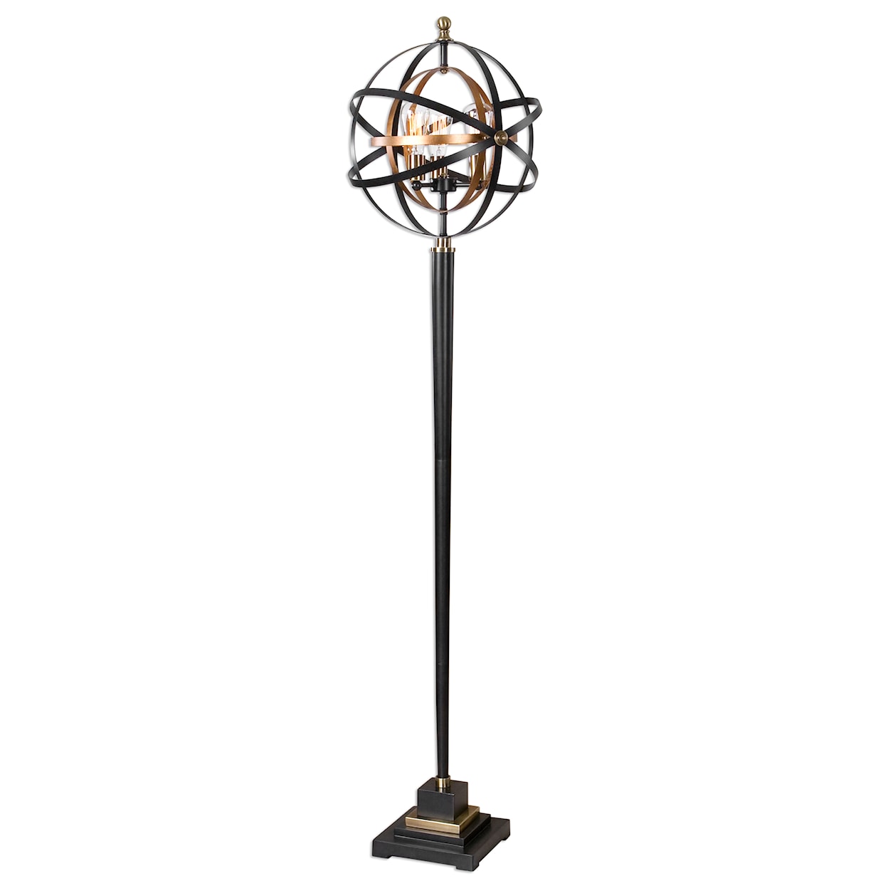 Uttermost Floor Lamps Rondure Sphere Floor Lamp