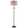 Uttermost Floor Lamps Tenley Twisted Bronze Floor Lamp