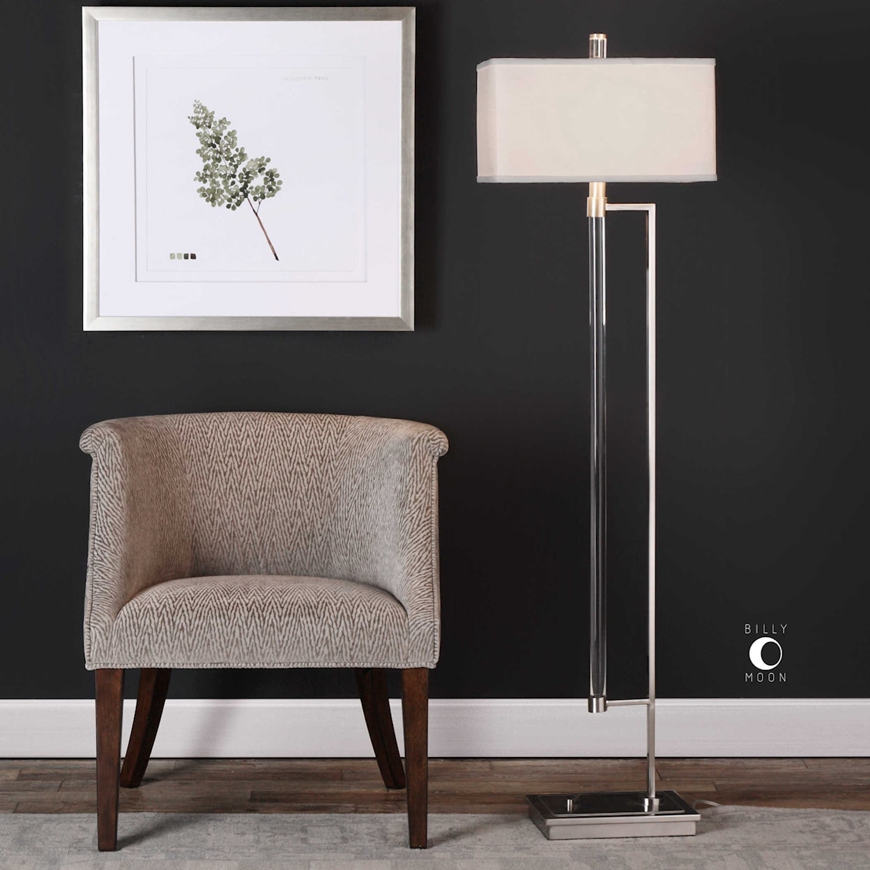 Uttermost Floor Lamps Mannan Modern Floor Lamp