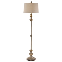 Vetralla Silver Bronze Floor Lamp