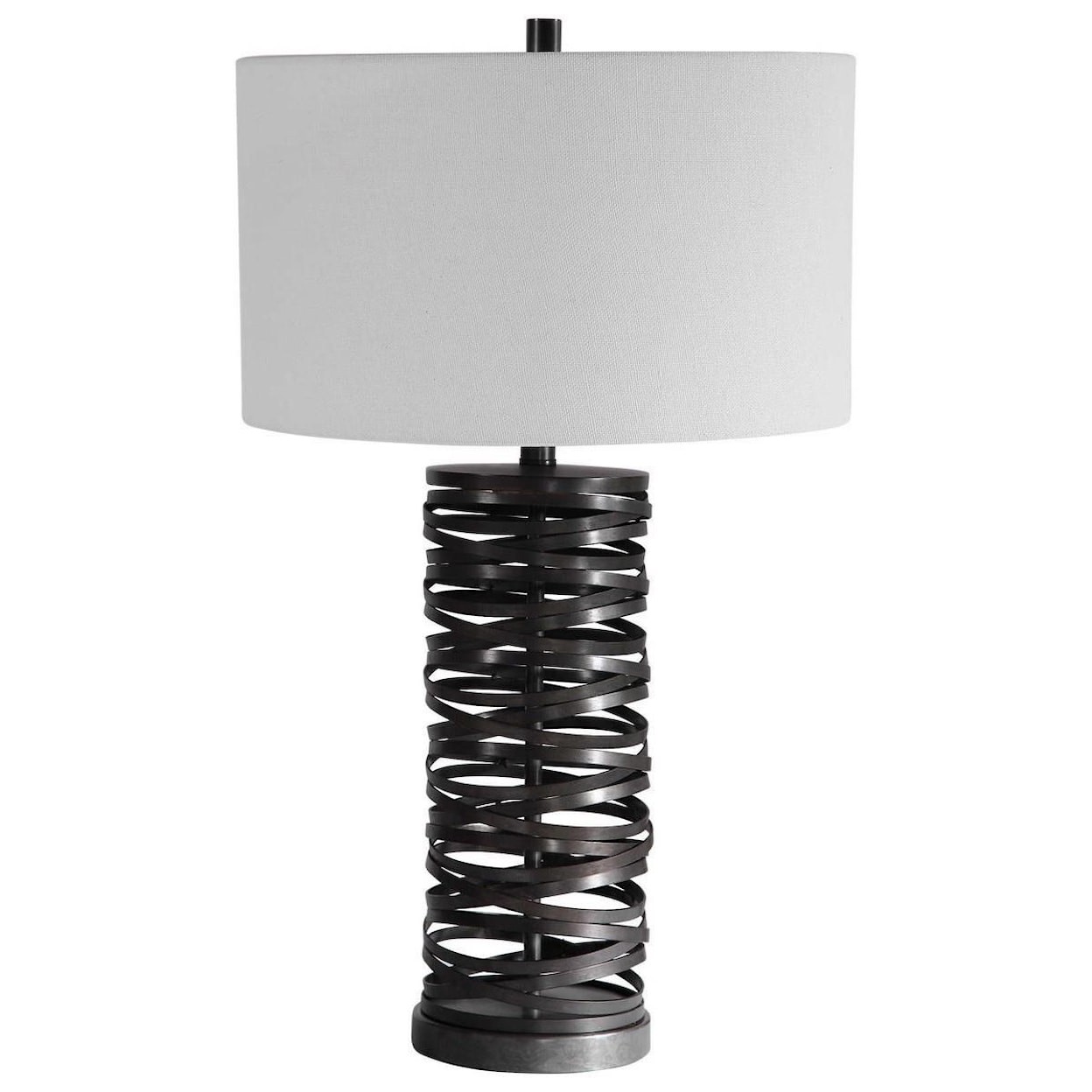 Uttermost Table Lamps Alita Rust Black Table Lamp