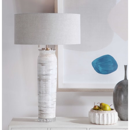 Lenta White Table Lamp