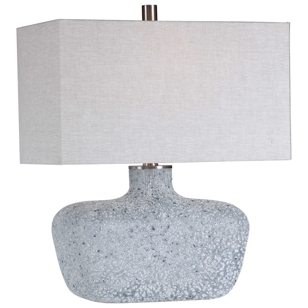 Uttermost Table Lamps Matisse Textured Glass Table Lamp