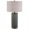 Uttermost Table Lamps Callais Crackled Aqua Table Lamp