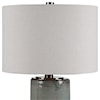 Uttermost Table Lamps Callais Crackled Aqua Table Lamp