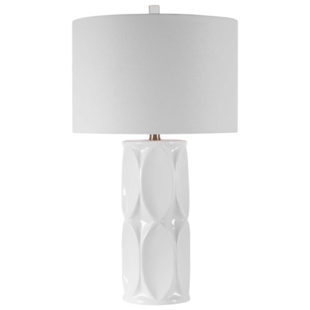 Sinclair White Table Lamp