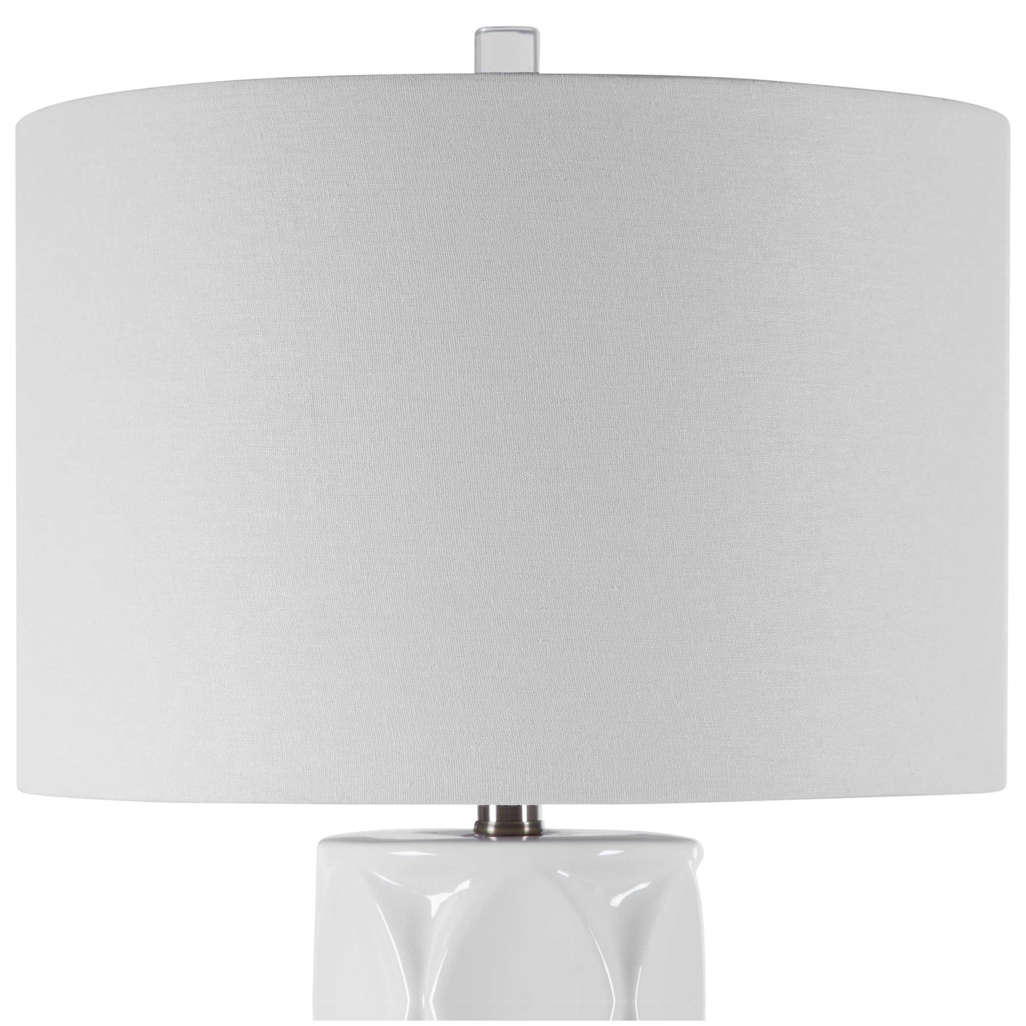 Uttermost Table Lamps Sinclair White Table Lamp