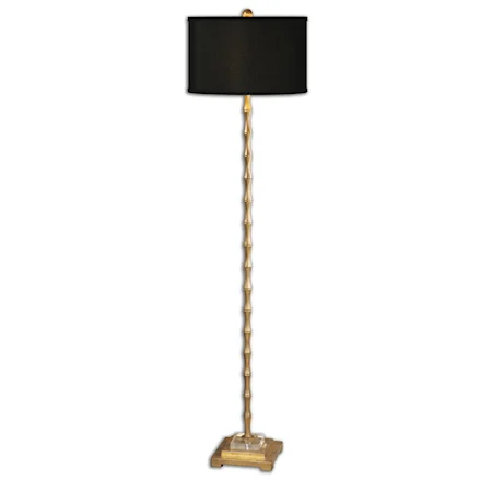 Quindici Metal Bamboo Floor Lamp