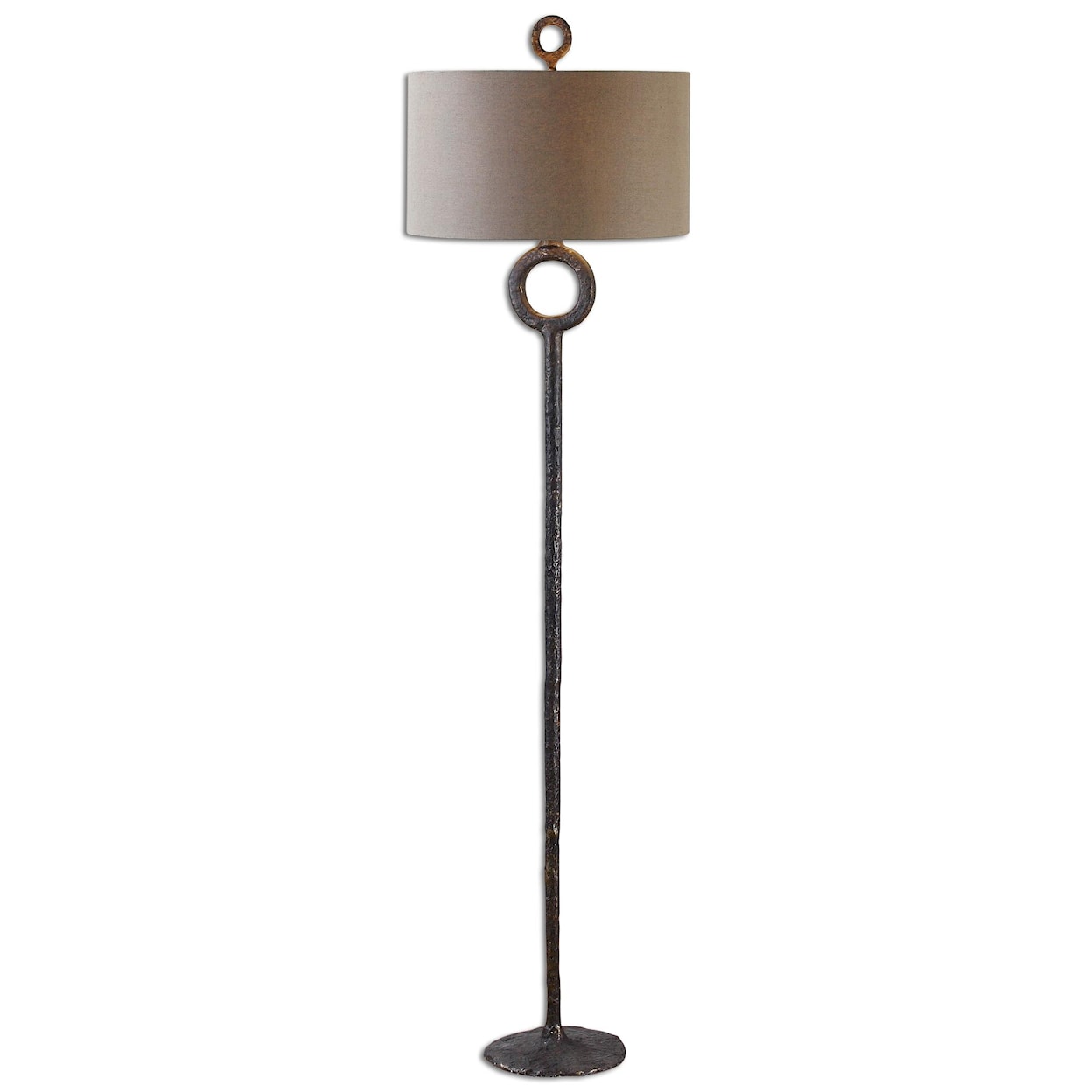 Uttermost Floor Lamps Ferro Cast Iron Floor Lamp