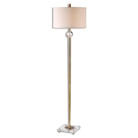 Mesita Brass Floor Lamp