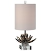 Uttermost Accent Lamps Silver Lotus Table Lamp