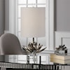 Uttermost Accent Lamps Silver Lotus Table Lamp