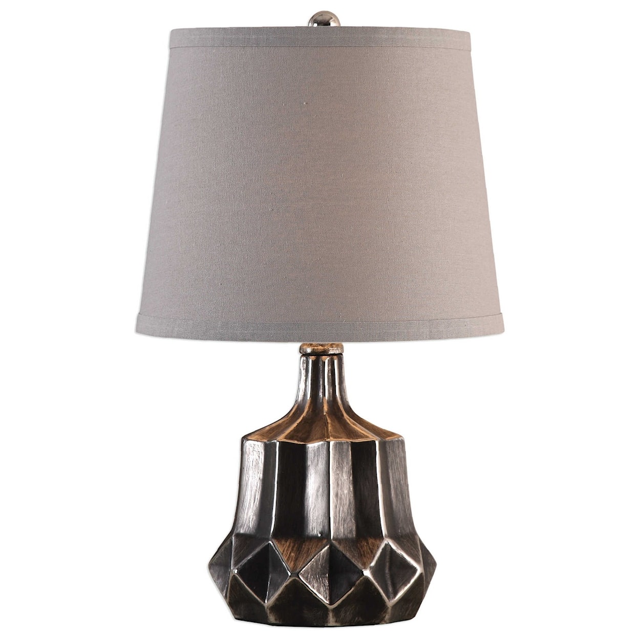 Uttermost Accent Lamps Felice Dark Charcoal Accent Lamp