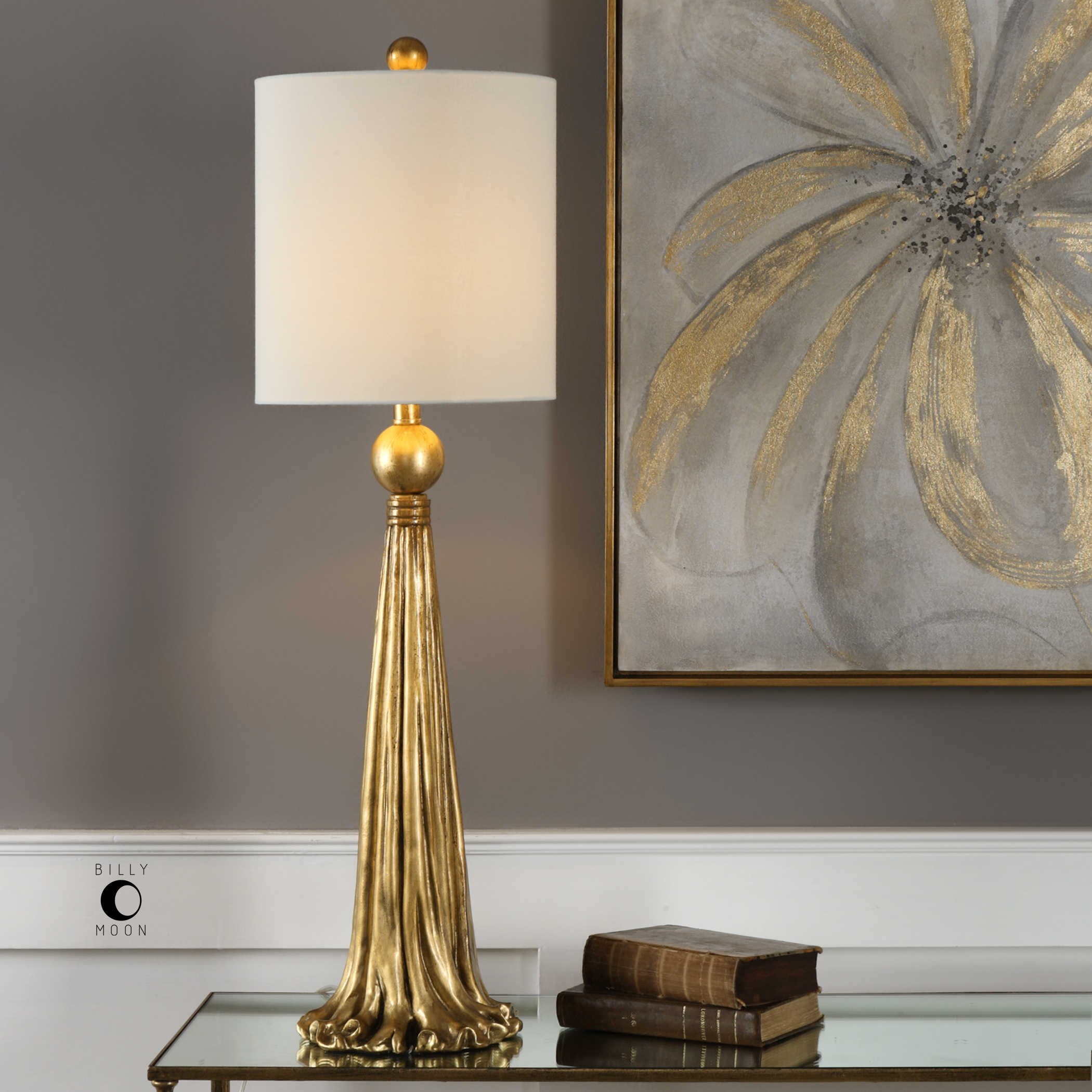 Paravani Metallic Gold Lamp