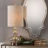 Uttermost Accent Lamps Formoso Amber Glass Table Lamp