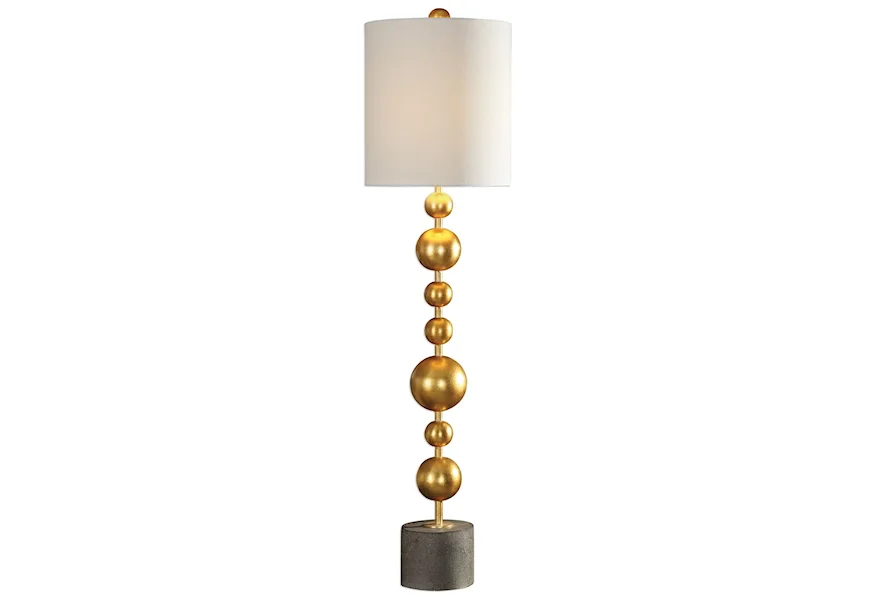 Buffet Lamps Selim Gold Buffet Lamp by Uttermost at Janeen's Furniture Gallery