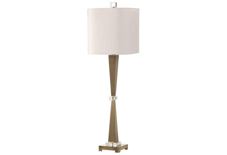 Buffet Lamps Niccolai Antiqued Nickel Lamp by Uttermost at Walker's Furniture