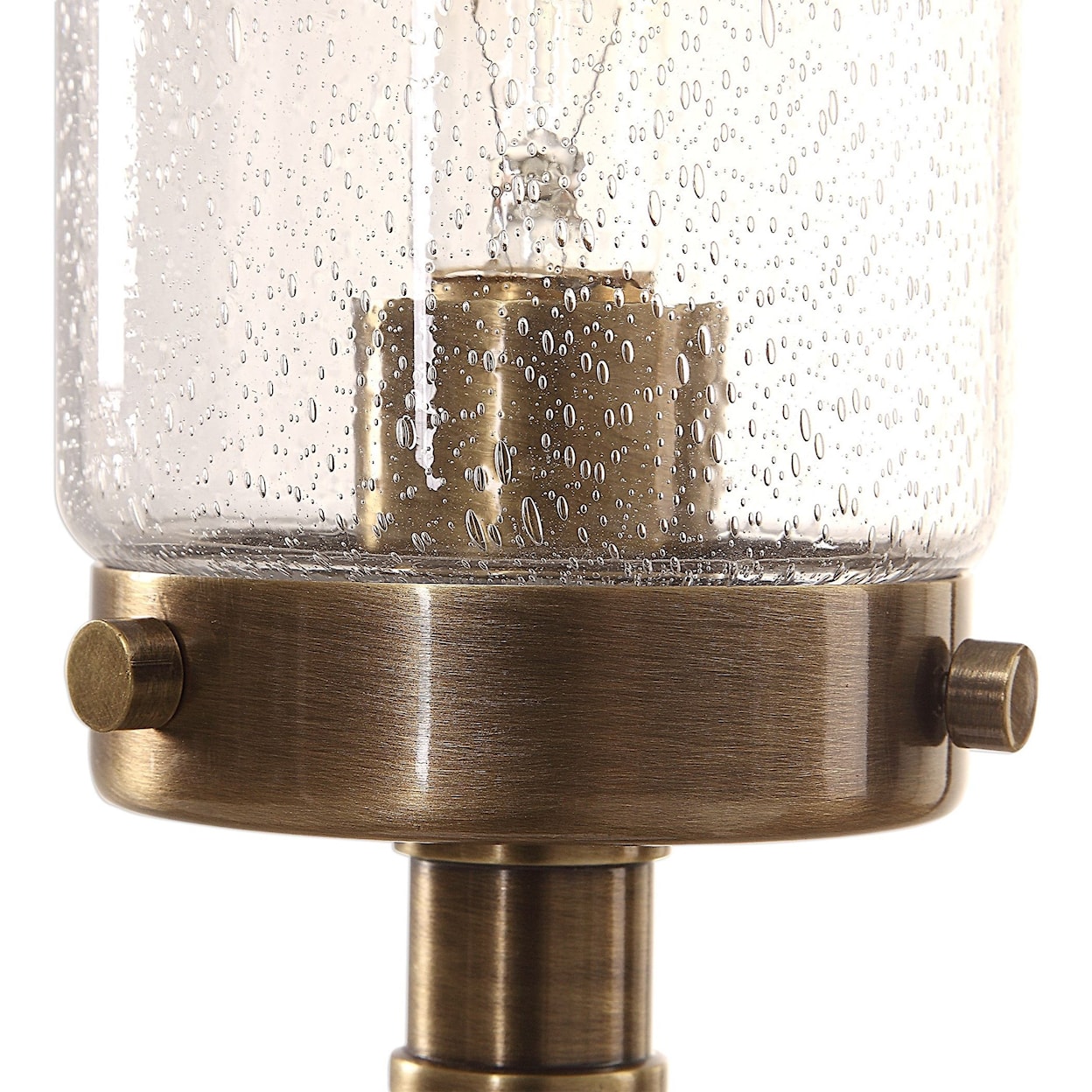 Uttermost Buffet Lamps Selane Glass Hurricane Lamp
