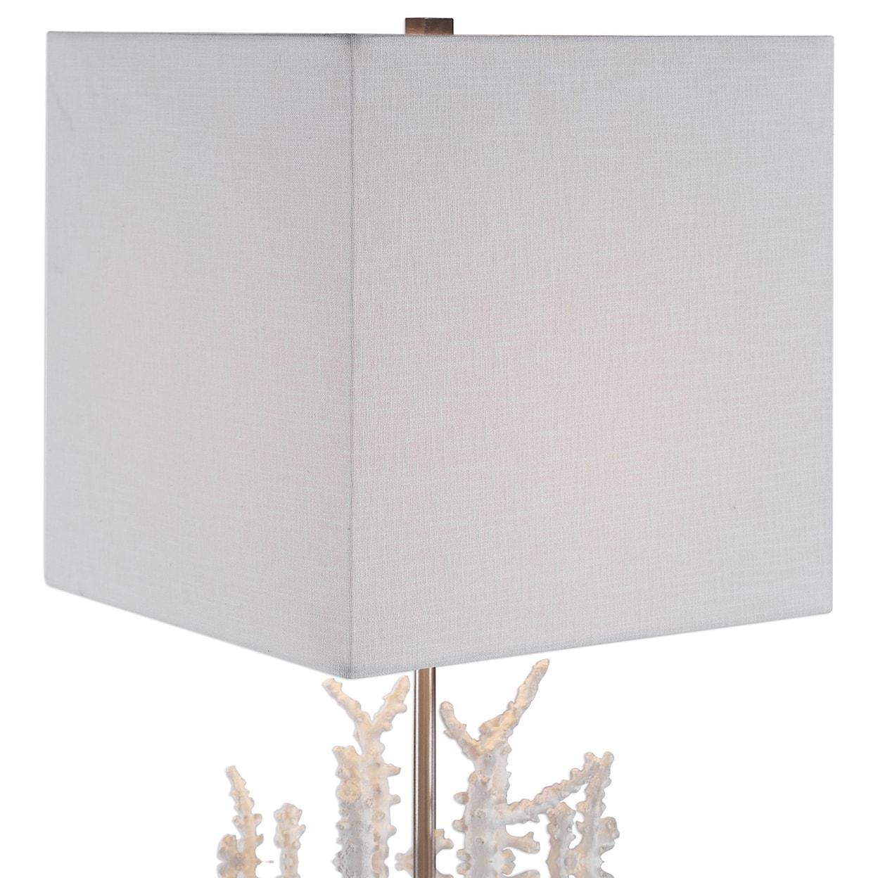 Uttermost Table Lamps Corallo White Coral Table Lamp