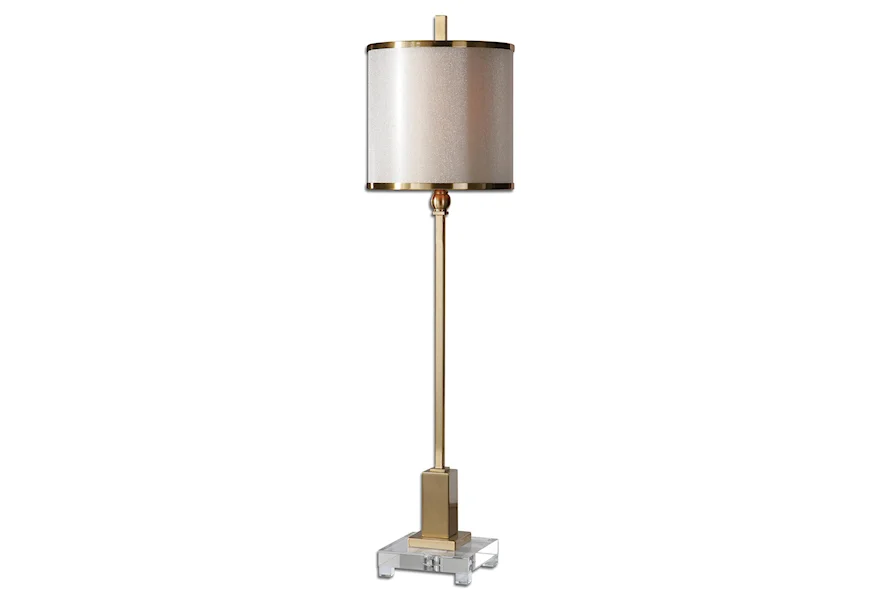 Buffet Lamps Villena Brass Buffet Lamp by Uttermost at Janeen's Furniture Gallery