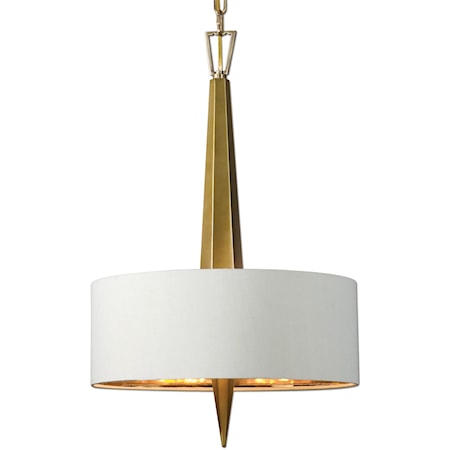 Obeliska 3 Light Gold Chandelier