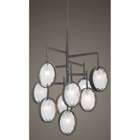 Maxin Dark Bronze 9 Light Chandelier