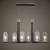 Uttermost Lighting Fixtures - Pendant Lights Jarsdel 6 Light Industrial Island Light