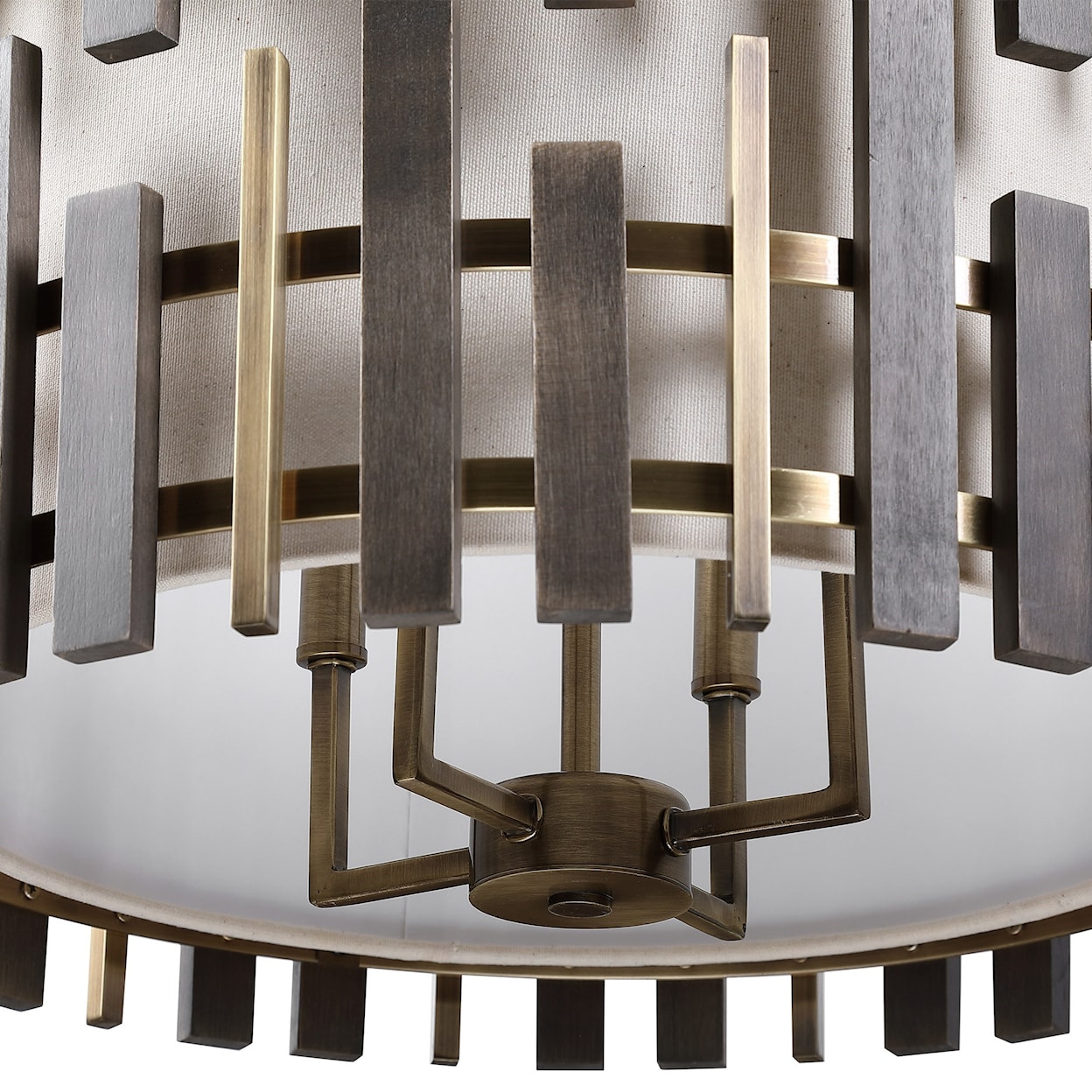 Uttermost Lighting Fixtures - Pendant Lights Myers 4 Light Drum Pendant