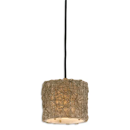 Knotted Rattan Light Mini Hanging Shade