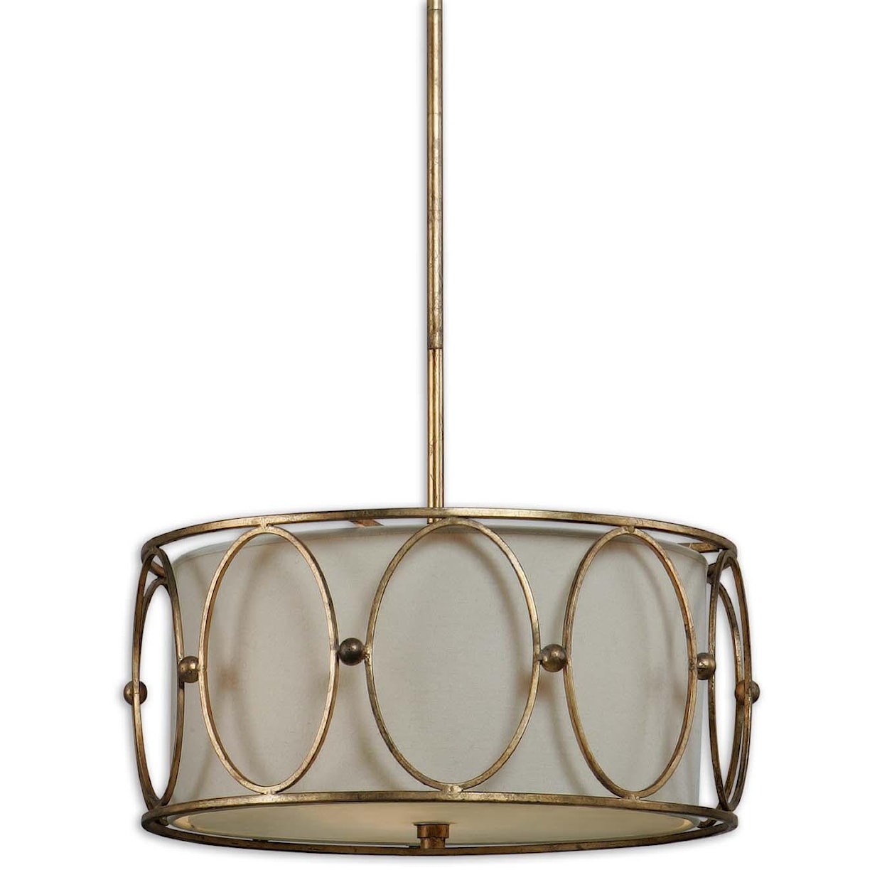 Uttermost Lighting Fixtures - Pendant Lights Ovala 3 Light Pendant