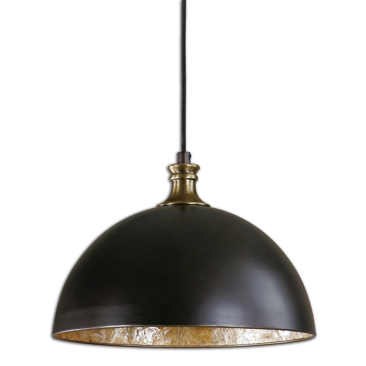 Uttermost Lighting Fixtures - Pendant Lights Uttermost Placuna 1 Light Bronze Pendant