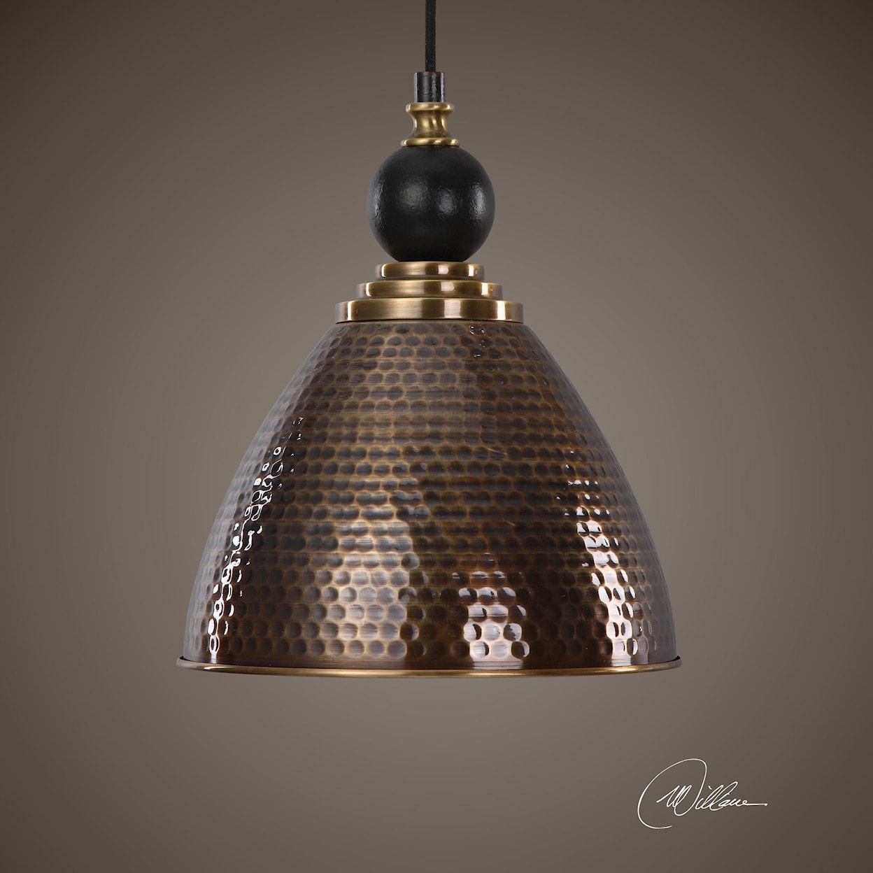 Uttermost Lighting Fixtures - Pendant Lights Adastra 1 Light Antique Brass Pendant