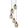 Uttermost Lighting Fixtures - Pendant Lights Aarush 5 Light Glass Cluster Pendant