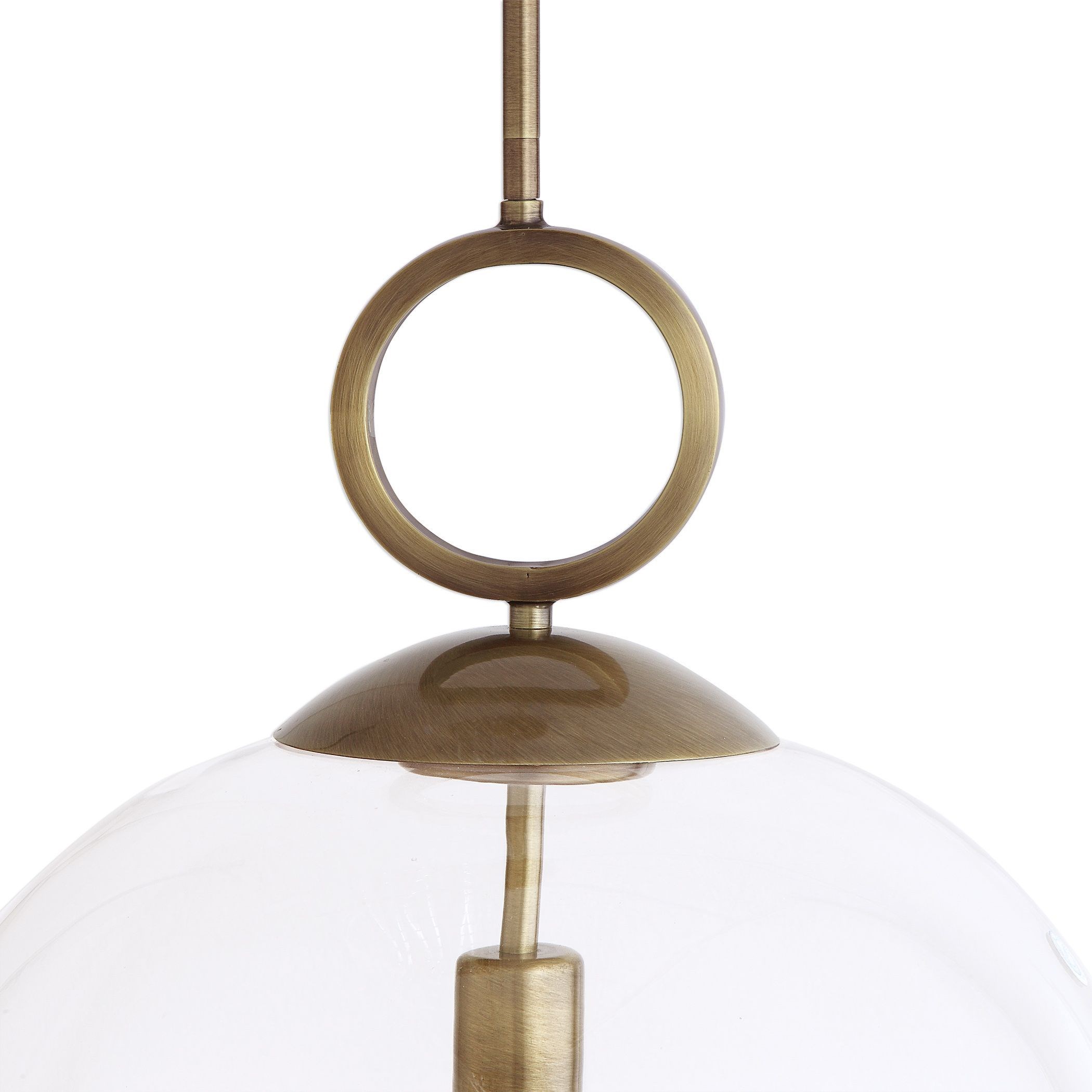 Uttermost Lighting Fixtures - Pendant Lights Calix Large Blown Glass 1 Light Pendant