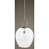 Uttermost Lighting Fixtures - Pendant Lights Calix Large Blown Glass 1 Light Pendant