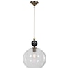 Uttermost Lighting Fixtures - Pendant Lights Mendota 1 Light Glass Pendant