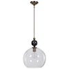 Uttermost Lighting Fixtures - Pendant Lights Mendota 1 Light Glass Pendant