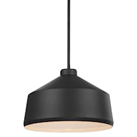 Holgate 1 Light Black Pendant