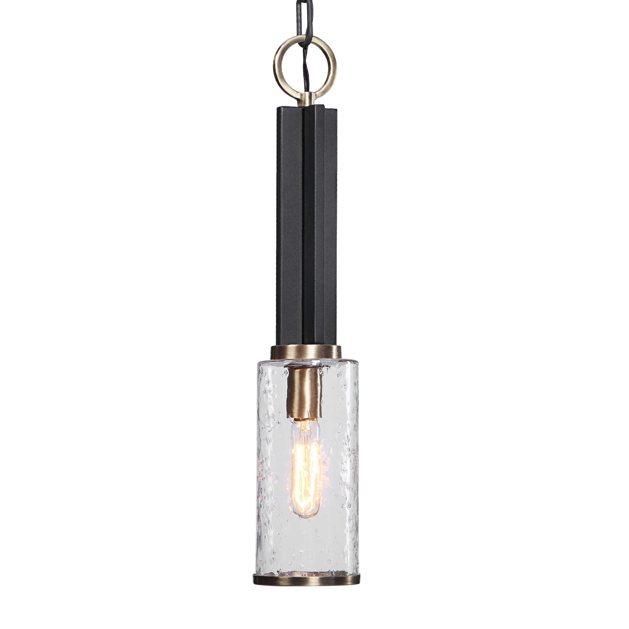 Uttermost Lighting Fixtures - Pendant Lights Jarsdel 1 Light Industrial Mini Pendant